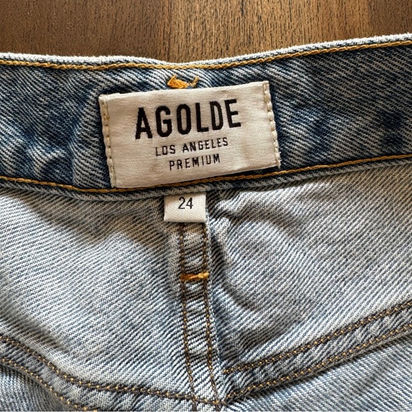 Agolde Parker Vintage Cut Off Shorts - Picture 3 of 4